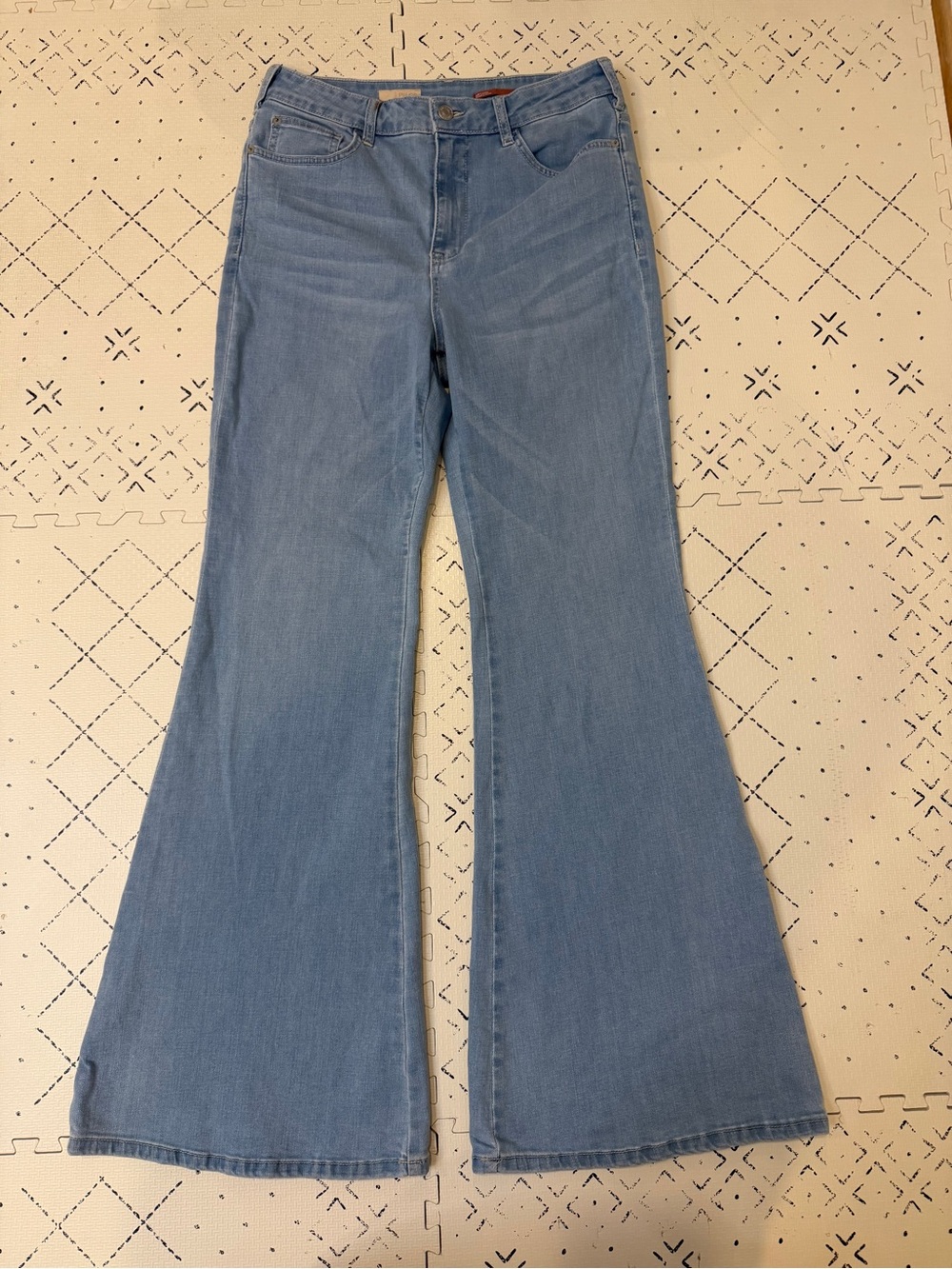Anthropologie Pilcro And The Letterpress High Rise wide leg jeans 30